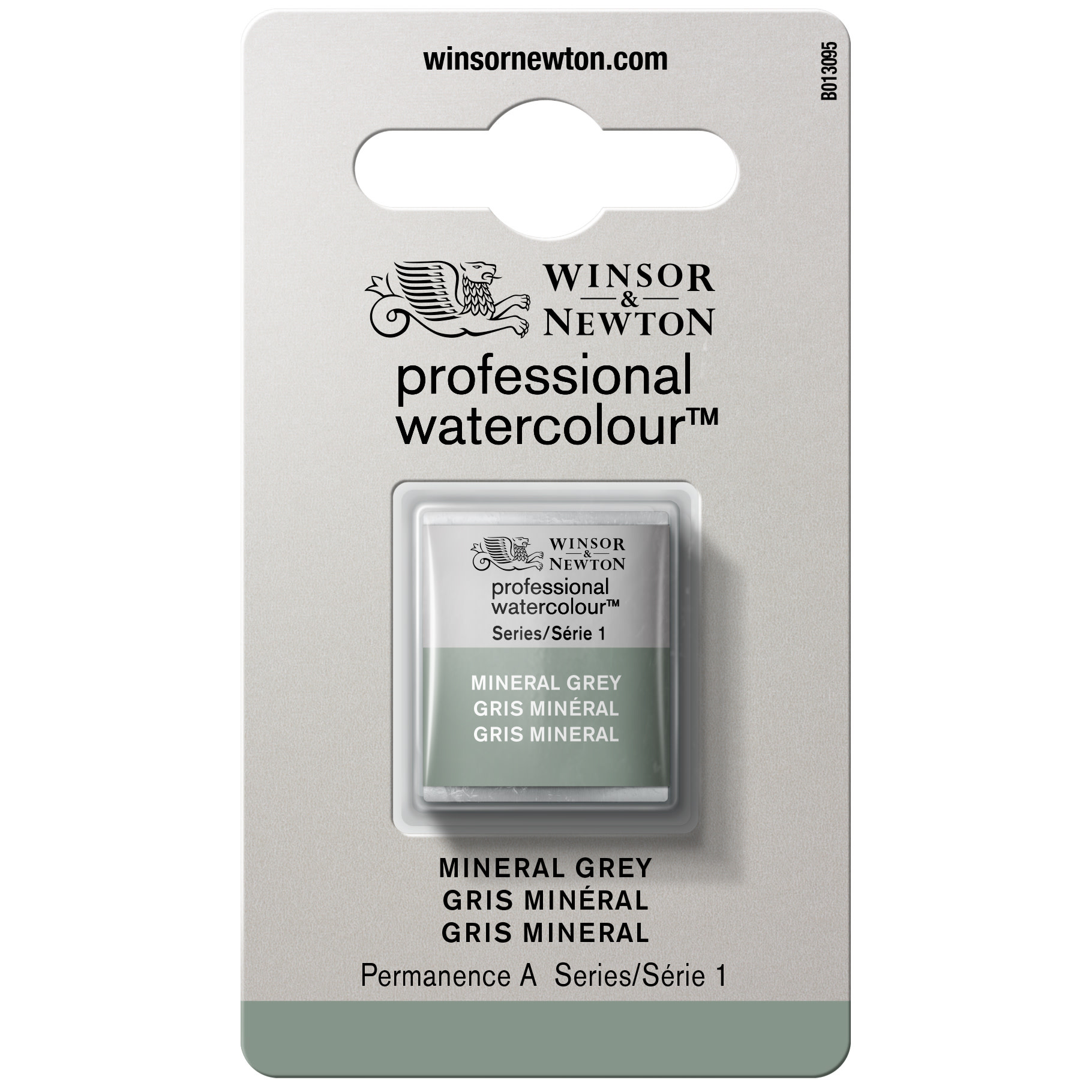 WINSOR & NEWTON Professional Aquarelle 1/2 Godet Gris Mineral