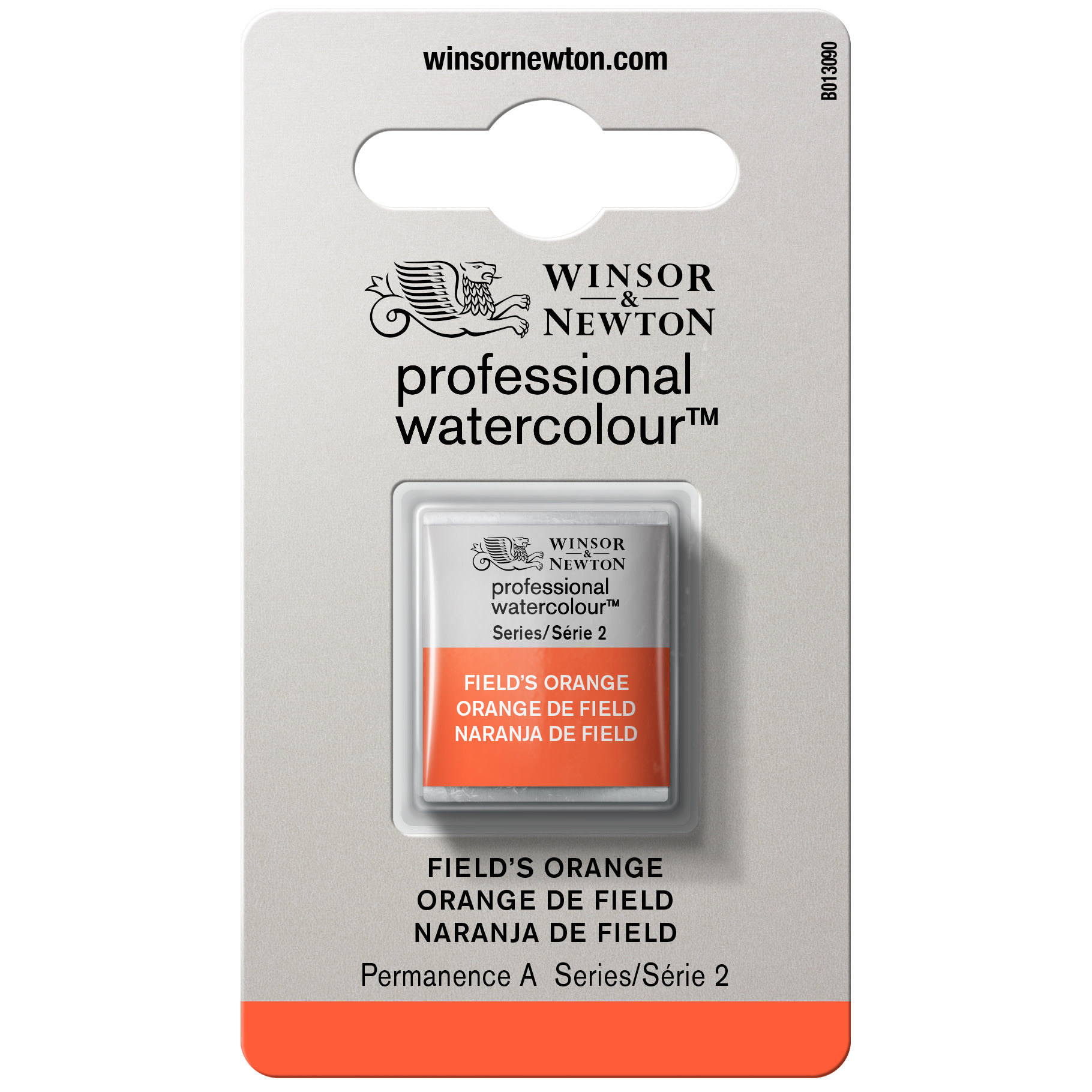 WINSOR & NEWTON Professional Aquarelle 1/2 Godet Orange De Field