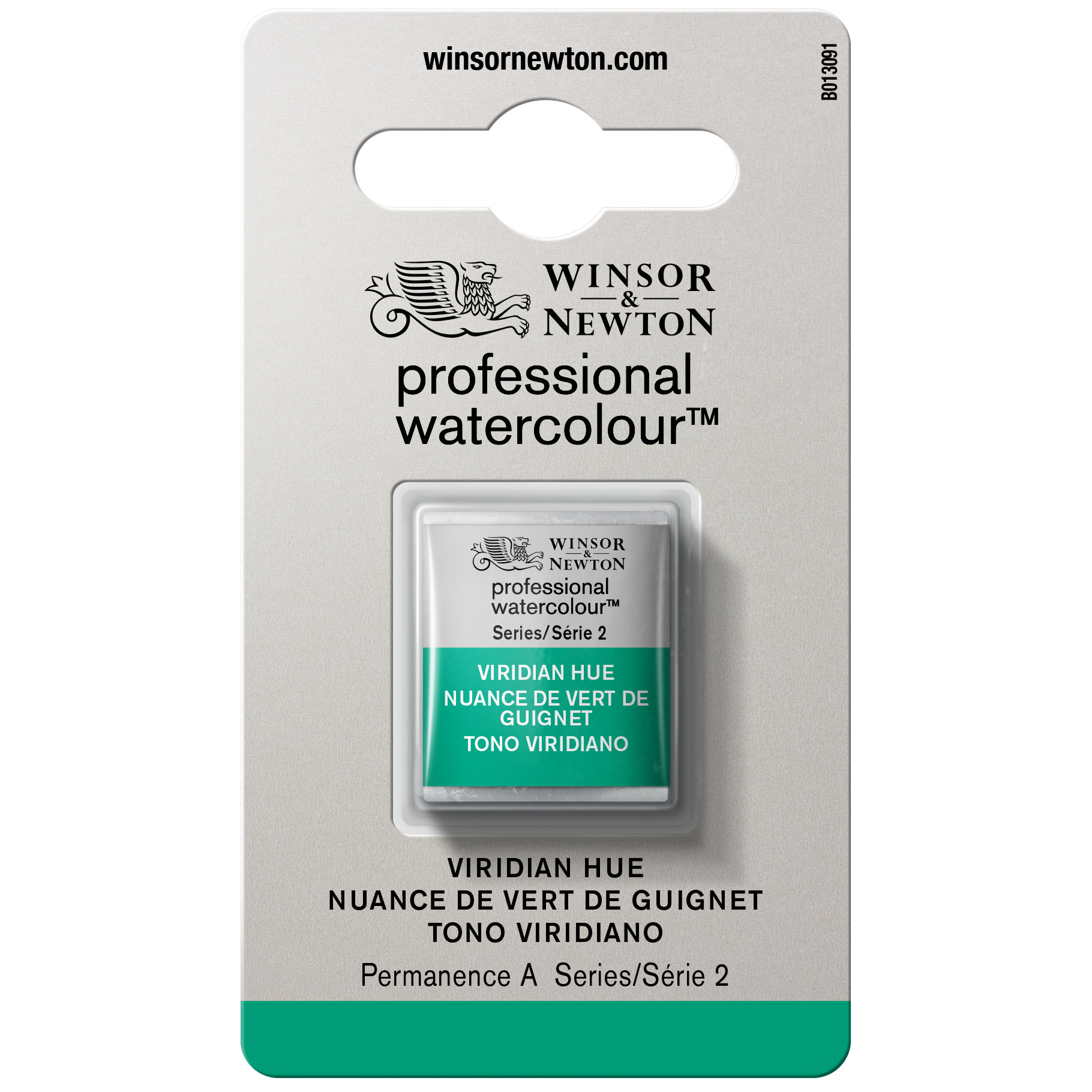 WINSOR & NEWTON Professional Aquarelle 1/2 Godet Nuance De Vert De Guignet