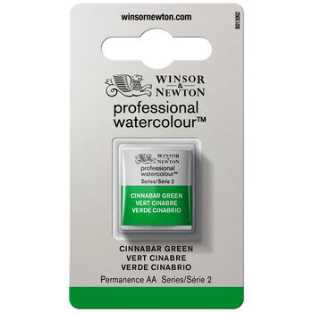 WINSOR & NEWTON Professional Aquarelle 1/2 Godet Vert Cinabre