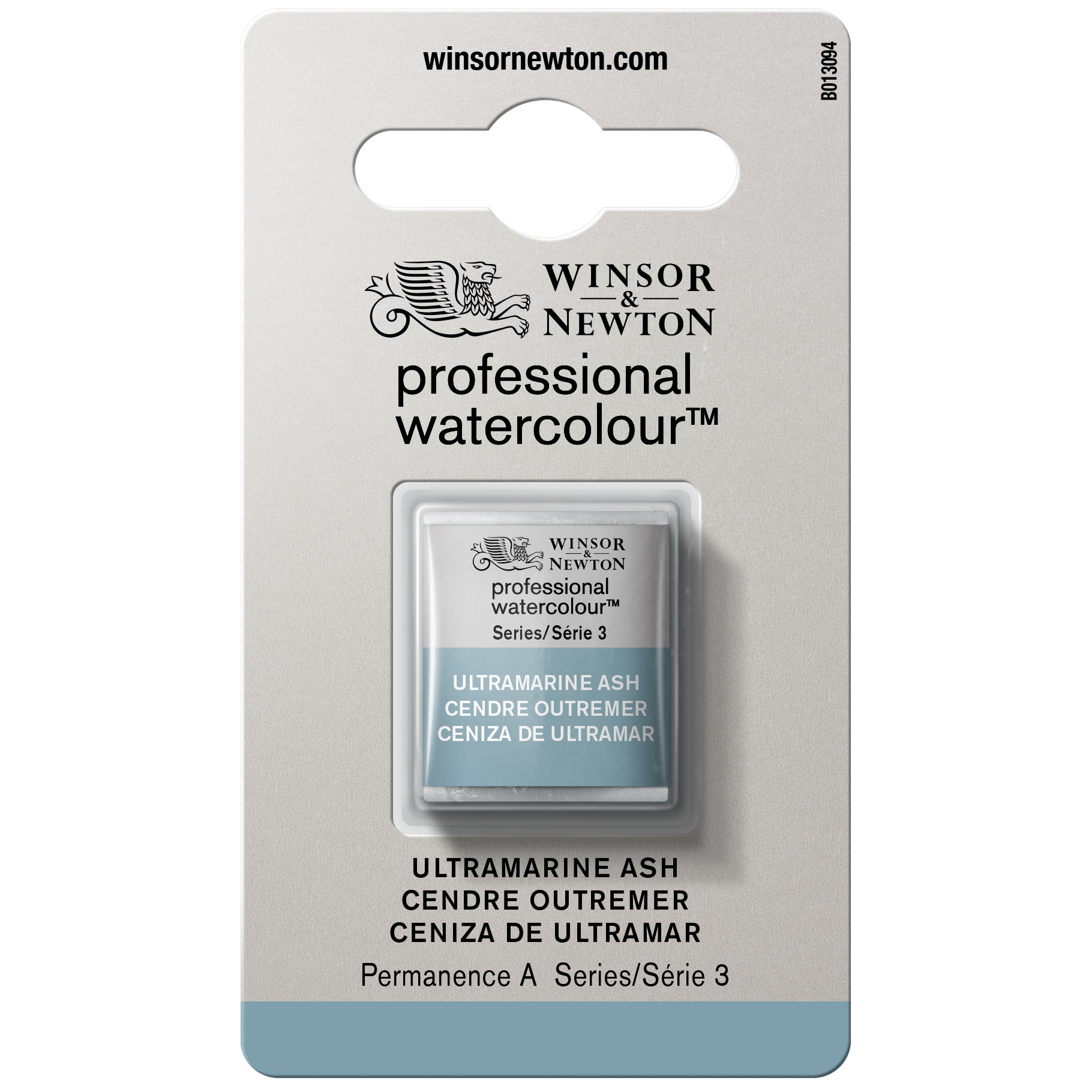 WINSOR & NEWTON Professional Aquarelle 1/2 Godet Cendre Ultramarine