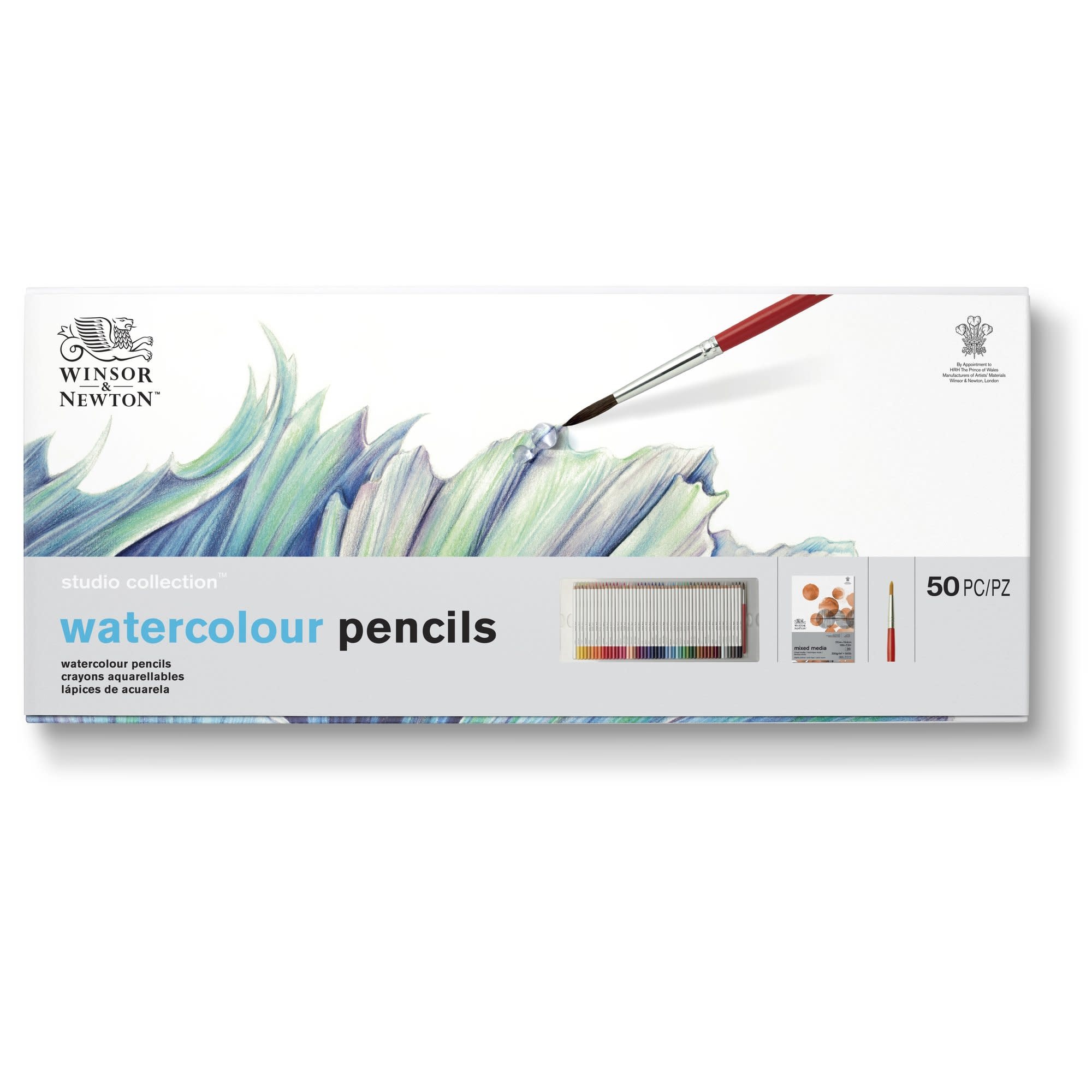 WINSOR & NEWTON Boite Assortiment Studio Collection Aquarelle et accessoires