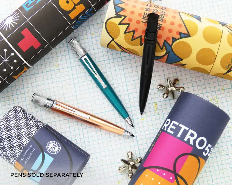 RETRO 51 Tornado Stylo Bille Elite ( Mini ) Stealth Black