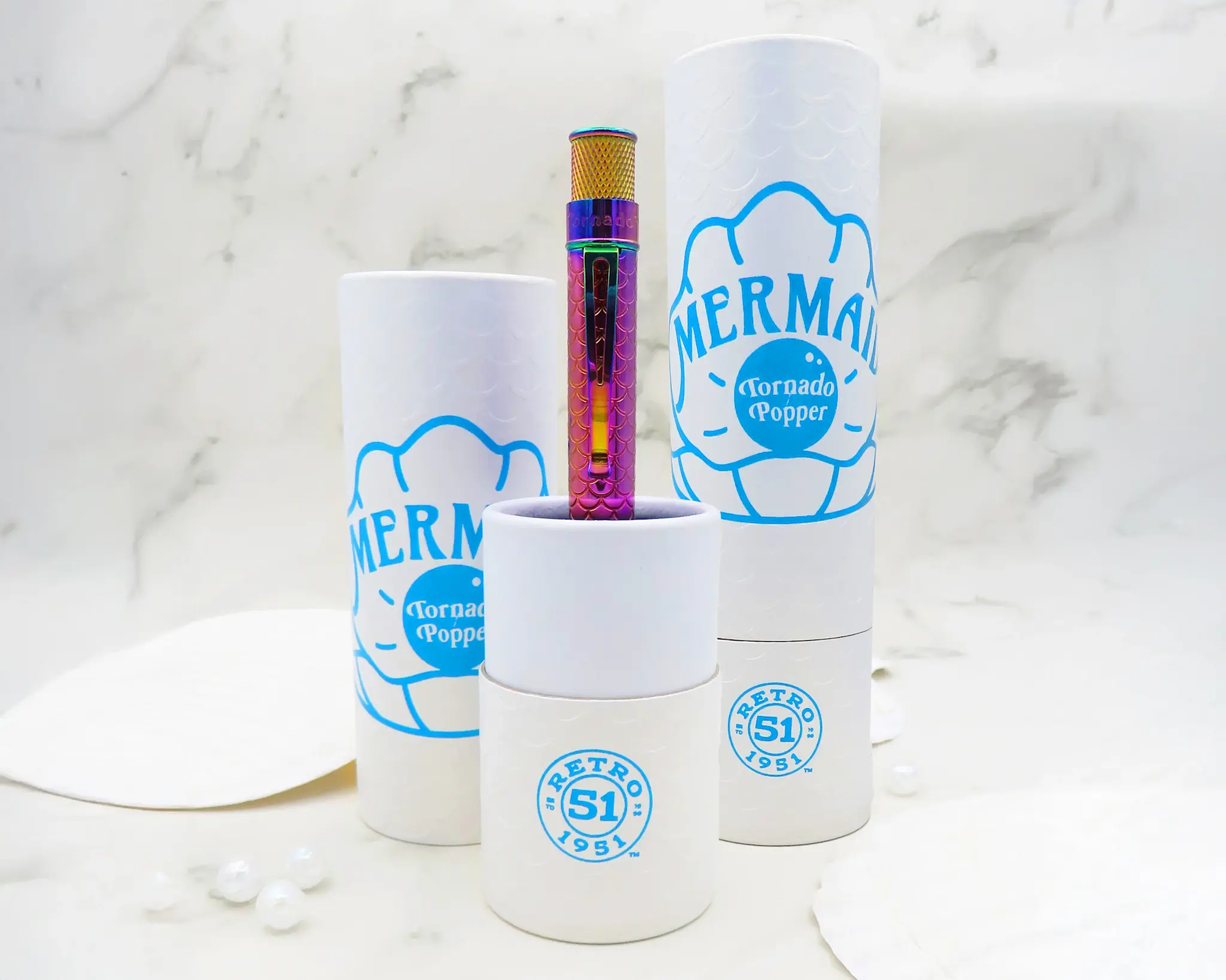 RETRO 51 Tornado Stylo Roller Série Limitée Mermaid ( Sirène )