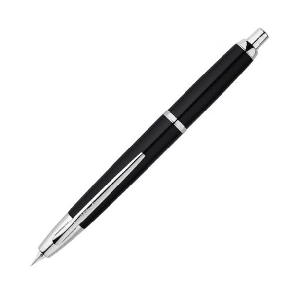 PILOT Capless Stylo Plume rétractable Decimo - Noir - Plume Moyenne - En Coffret