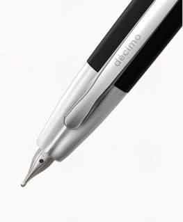 PILOT Capless Stylo Plume rétractable Decimo - Noir - Plume Moyenne - En Coffret
