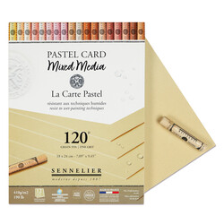 SENNELIER Bloc Pastel Card mixed media - 18 x 24 cm - Jaune de Naples