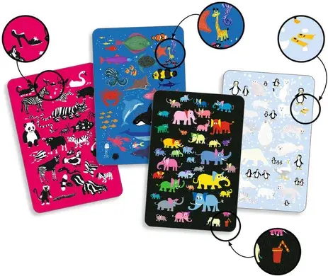 DJECO Jeux De Cartes Myster Animo