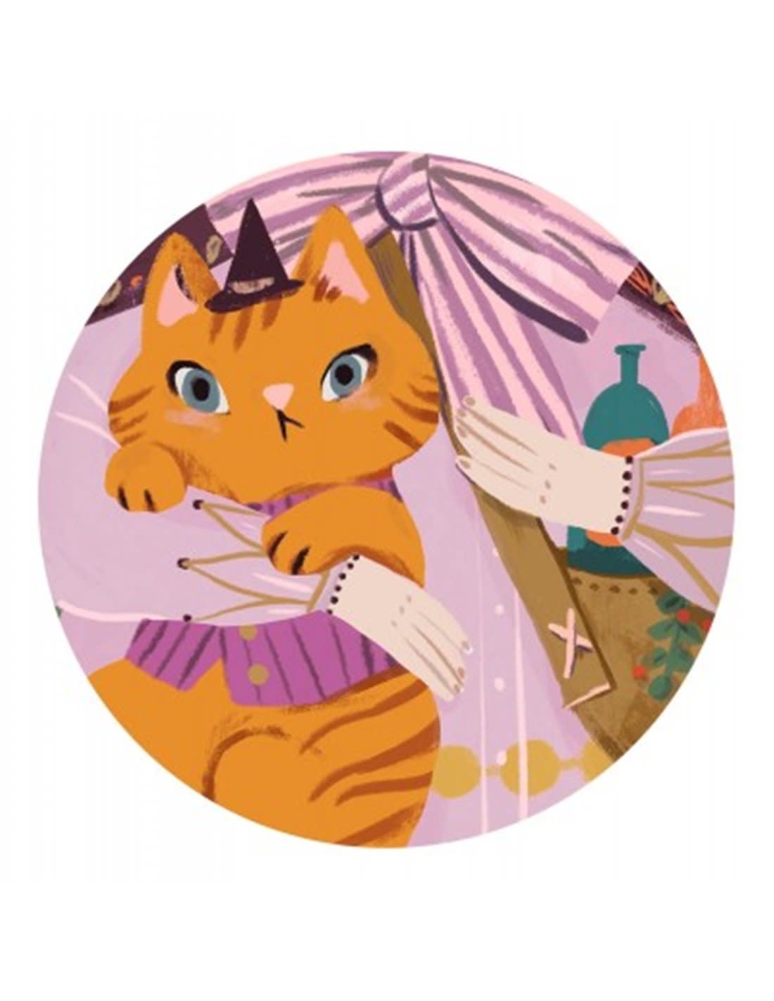 DJECO Puzzle Géant Lily la sorcière - 36 pcs