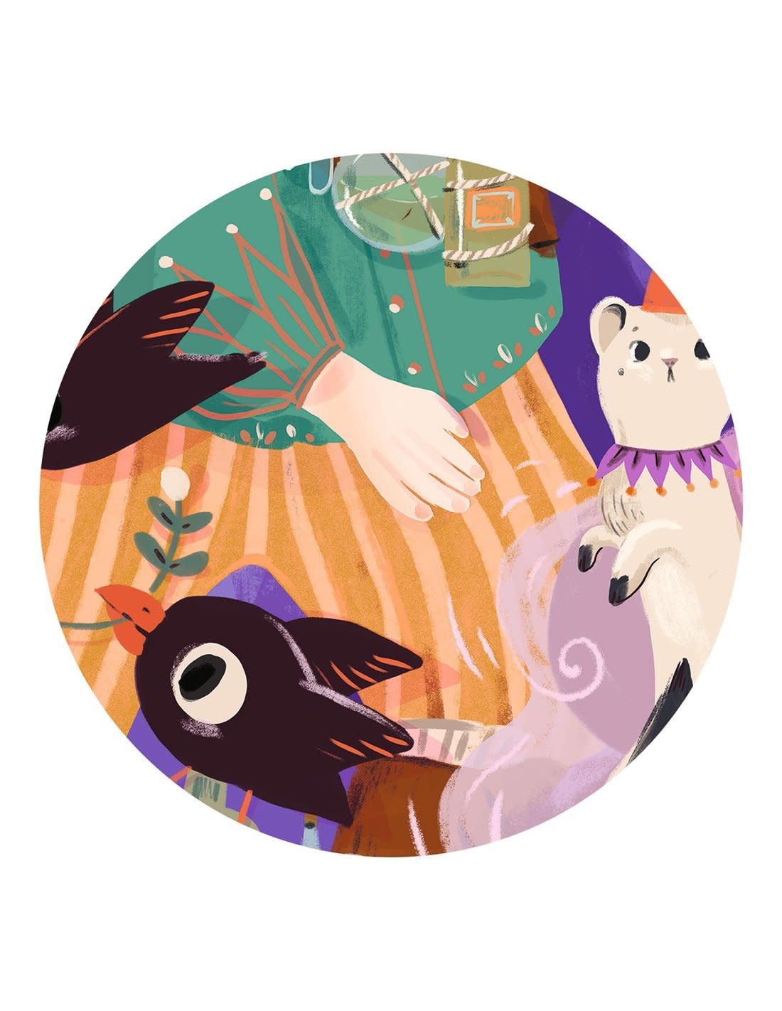 DJECO Puzzle Géant Pio le magicien - 36 pcs