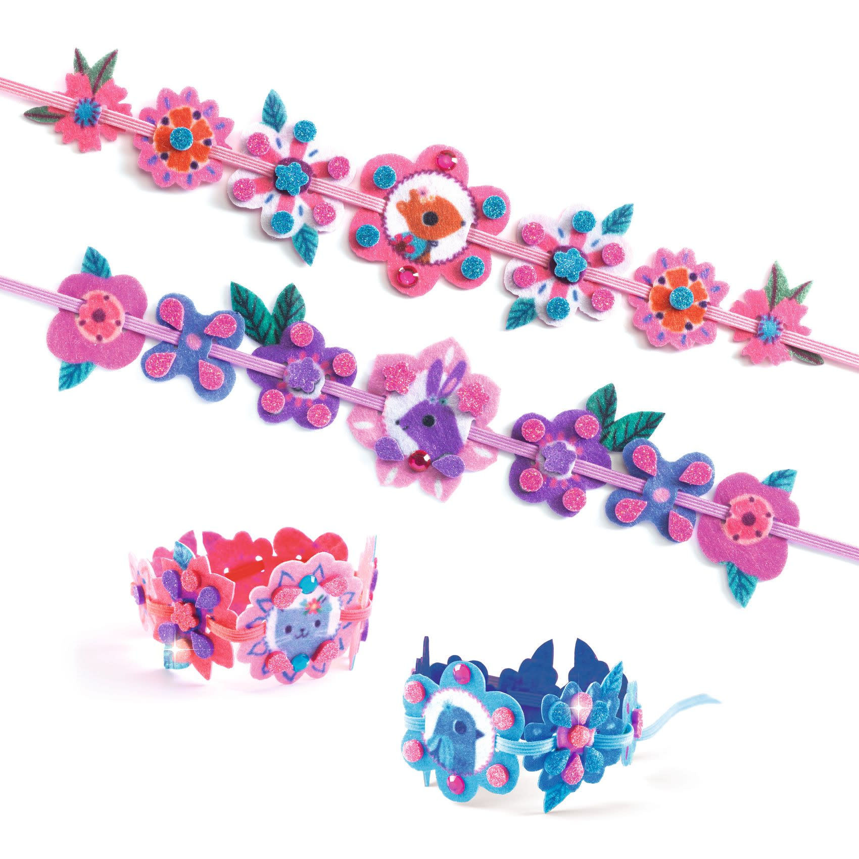 DJECO Do It Yourself - Mosaïques & Stickers Meilleures copines