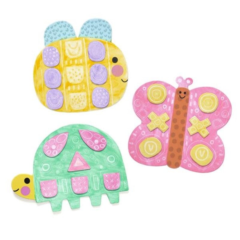 DJECO Peinture à doigts magique - Petites formes Les Petits