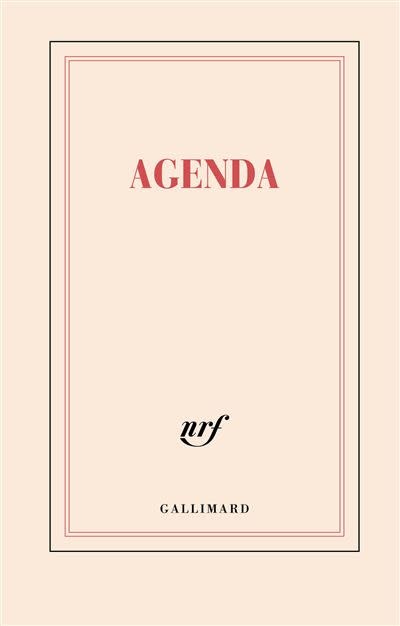 GALLIMARD Agenda Litteraire Janv/Déc 2026