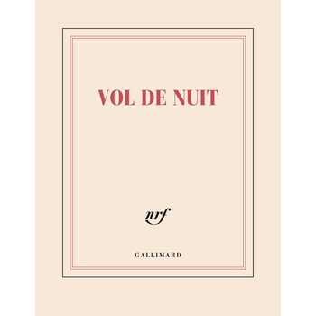GALLIMARD Carnet Carré Vol De Nuit