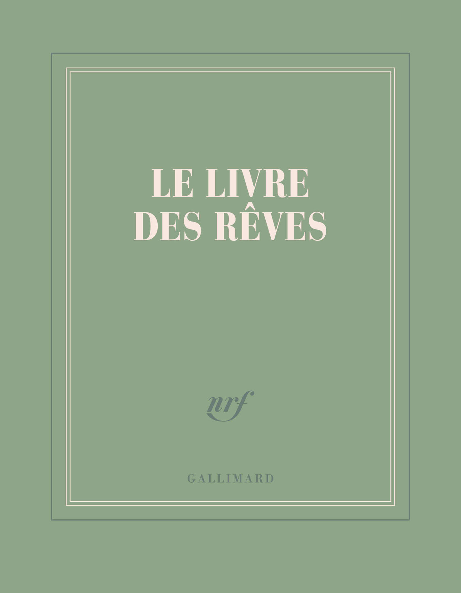GALLIMARD Carnet Carré Couleur Le Livre Des Rêves
