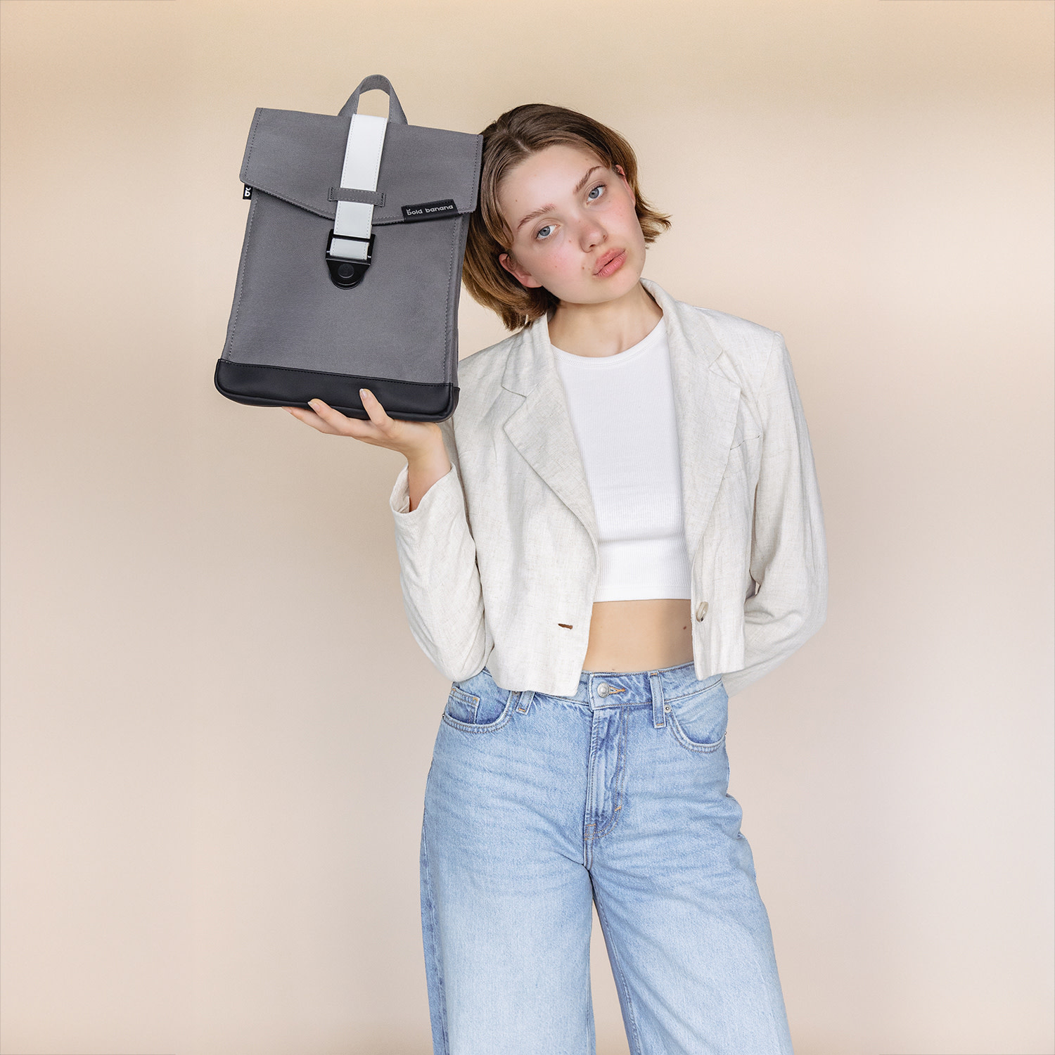 BOLD BANANA CLASSIC Envelope Mini  Grey gravity Grey/Light grey