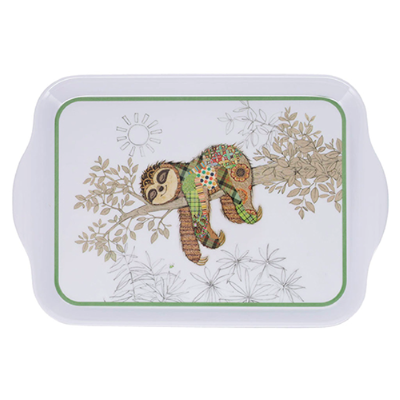 KIUB Plateau Melamine Pm Kook Paresseux 21x14cm