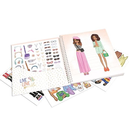 TOP MODEL TOP Model Dress Me Up album stickers