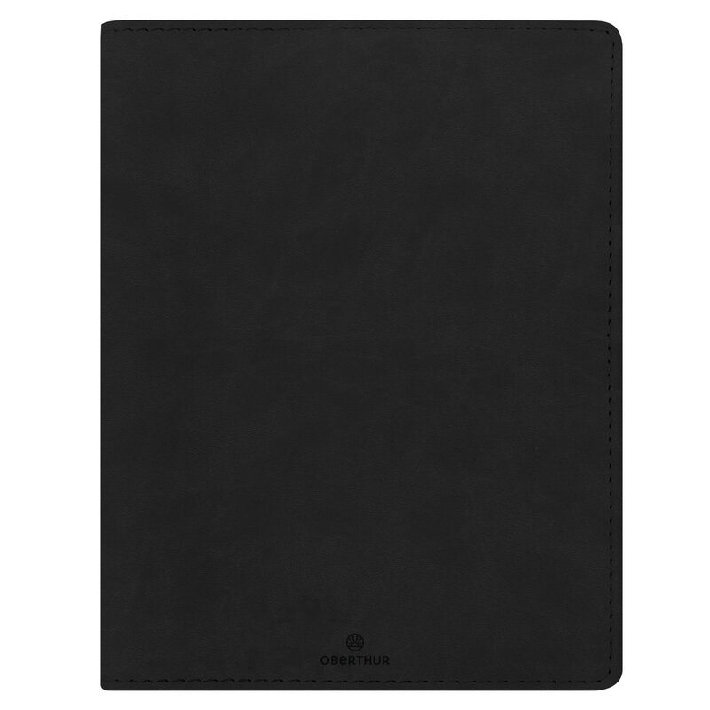 OBERTHUR Agenda à spirale Dayton 27 1 semaine sur 2 pages 22x28cm noir