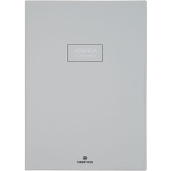 OBERTHUR Agenda Enseignant Cirrus 21,5x30cm Gris Clair