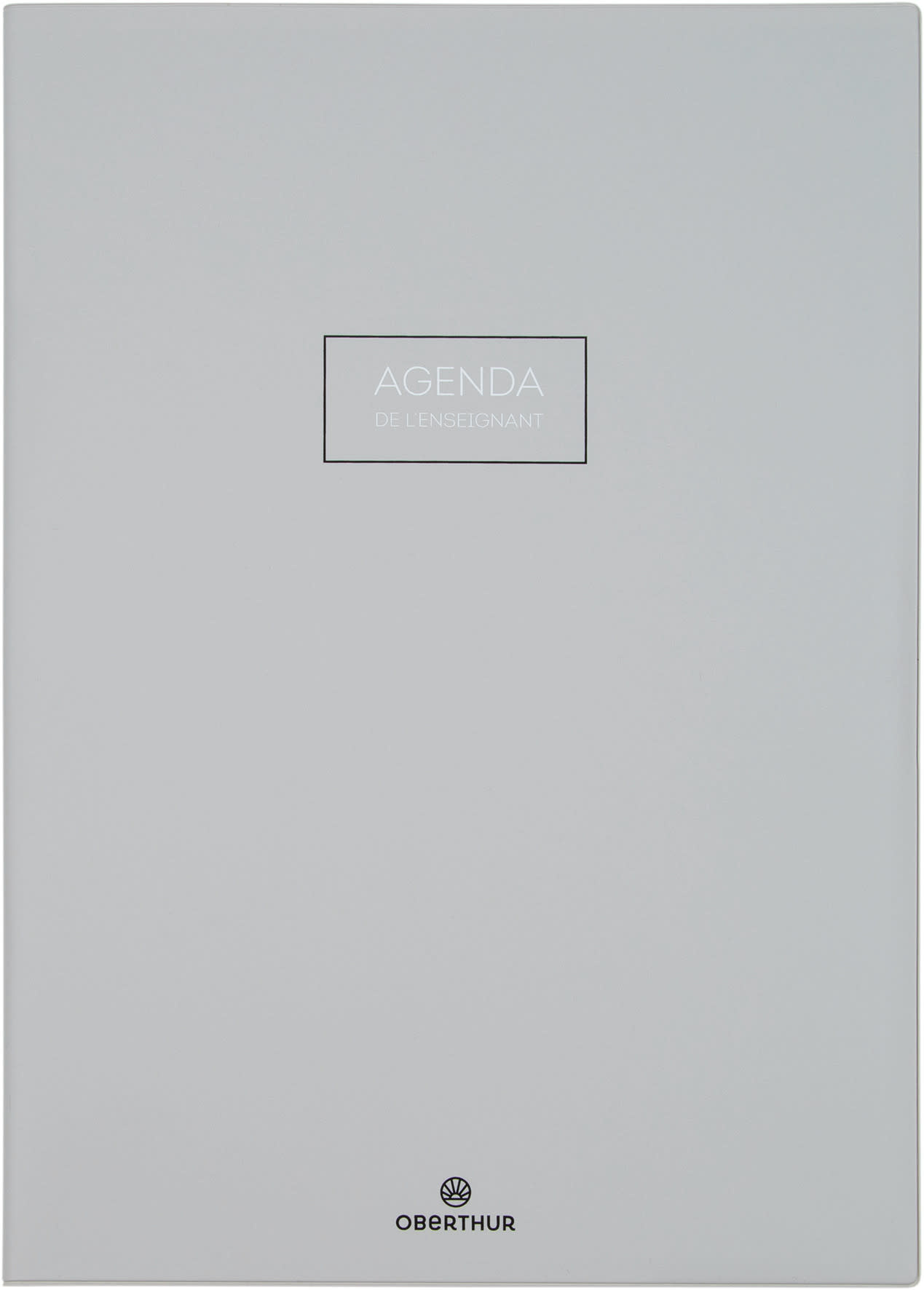 OBERTHUR Agenda Enseignant Cirrus 21,5x30cm Gris Clair
