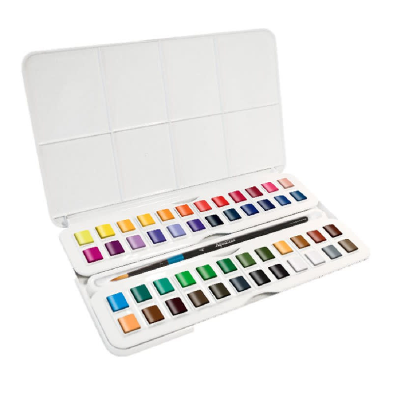 DALER ROWNEY Aquafine Aquarelle 48Xdg Set Voyage
