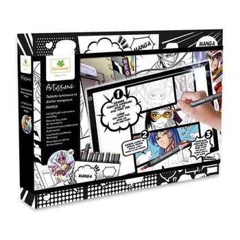 SYCOMORE Manga -  XXL Tablette lumineuse et atelier marqueurs