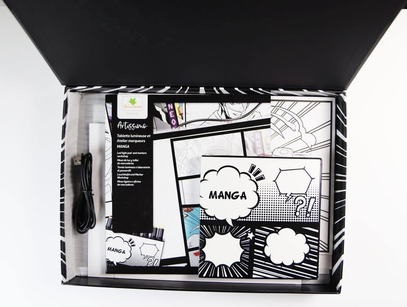 SYCOMORE Manga -  XXL Tablette lumineuse et atelier marqueurs