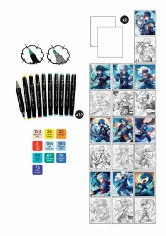 SYCOMORE Manga - GM - Layout et marqueurs - Arts martiaux