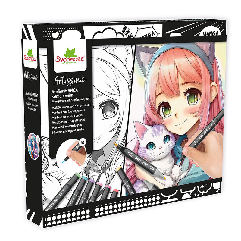 SYCOMORE Manga - GM - Layout et marqueurs - Kemonomimi