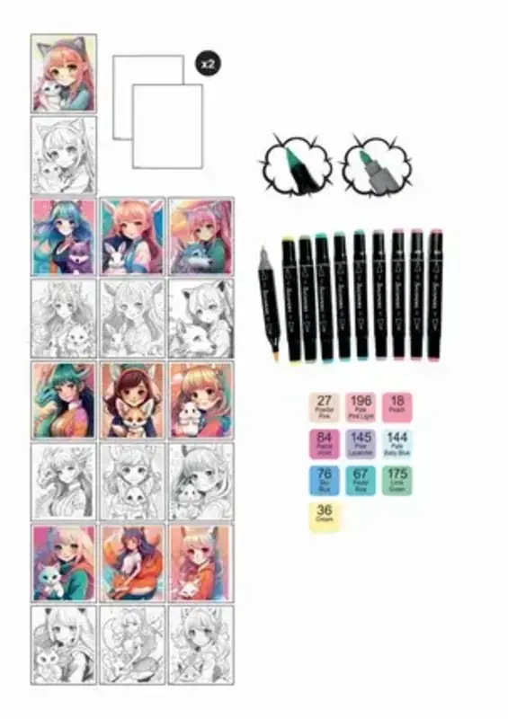 SYCOMORE Manga - GM - Layout et marqueurs - Kemonomimi