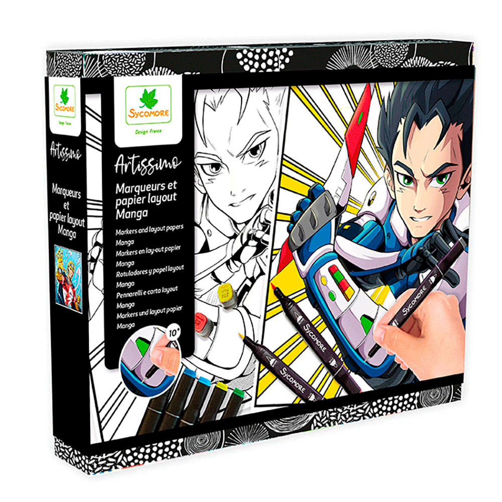 SYCOMORE Manga - GM Layout et marqueurs - Manga Garçon