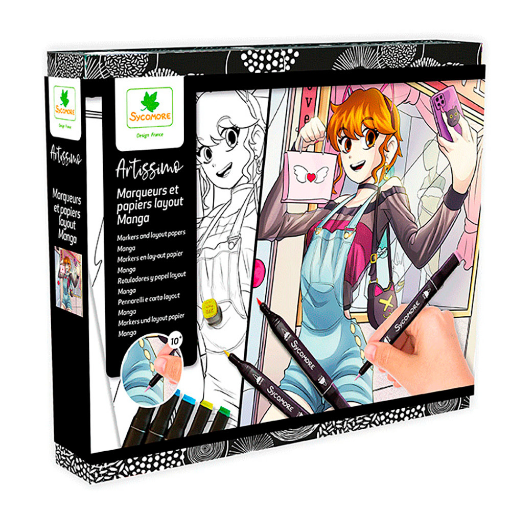 SYCOMORE Manga - GM Layout et marqueurs - Manga Fille