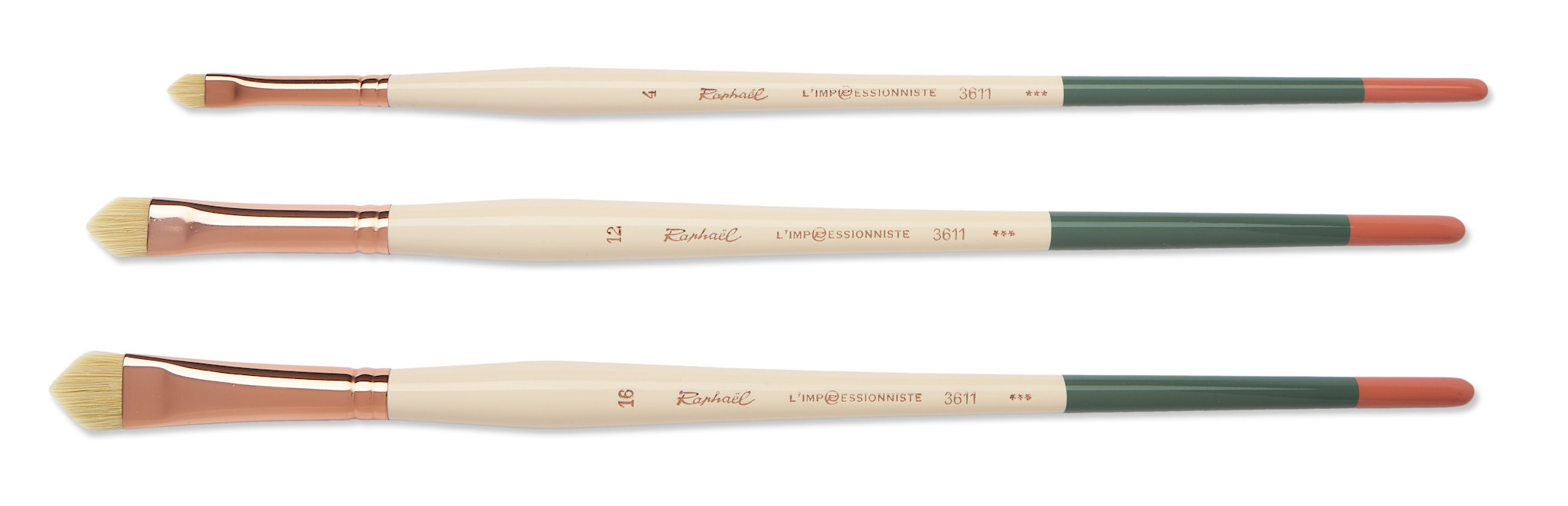 RAPHAEL Brosse L'impressionniste double biseau n°16