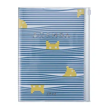 MARK'S EUROPE Agenda 16 mois A5 Cats /  Navy
