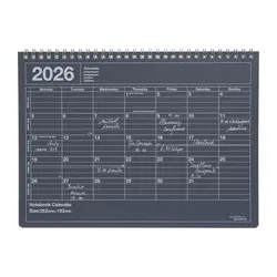 MARK'S EUROPE 2026 Notebook Calendar M / Black