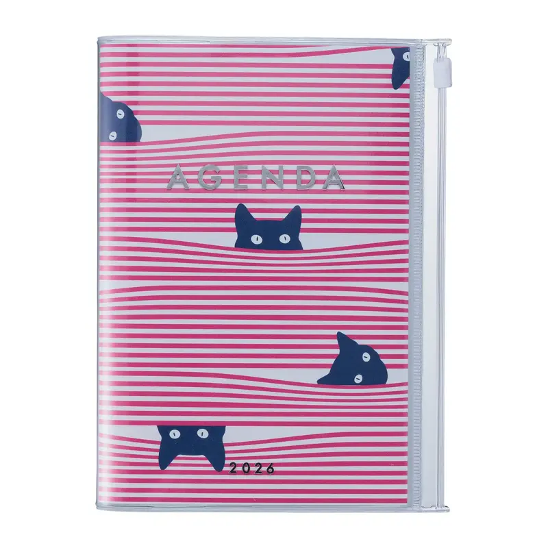 MARK'S EUROPE Agenda 16 mois A6 Cats / Pink