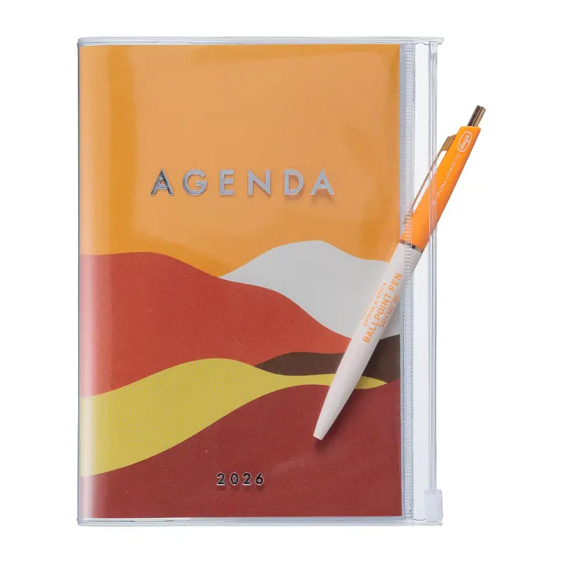 MARK'S EUROPE Agenda 16 mois B6 Mountain /  Mountain Orange