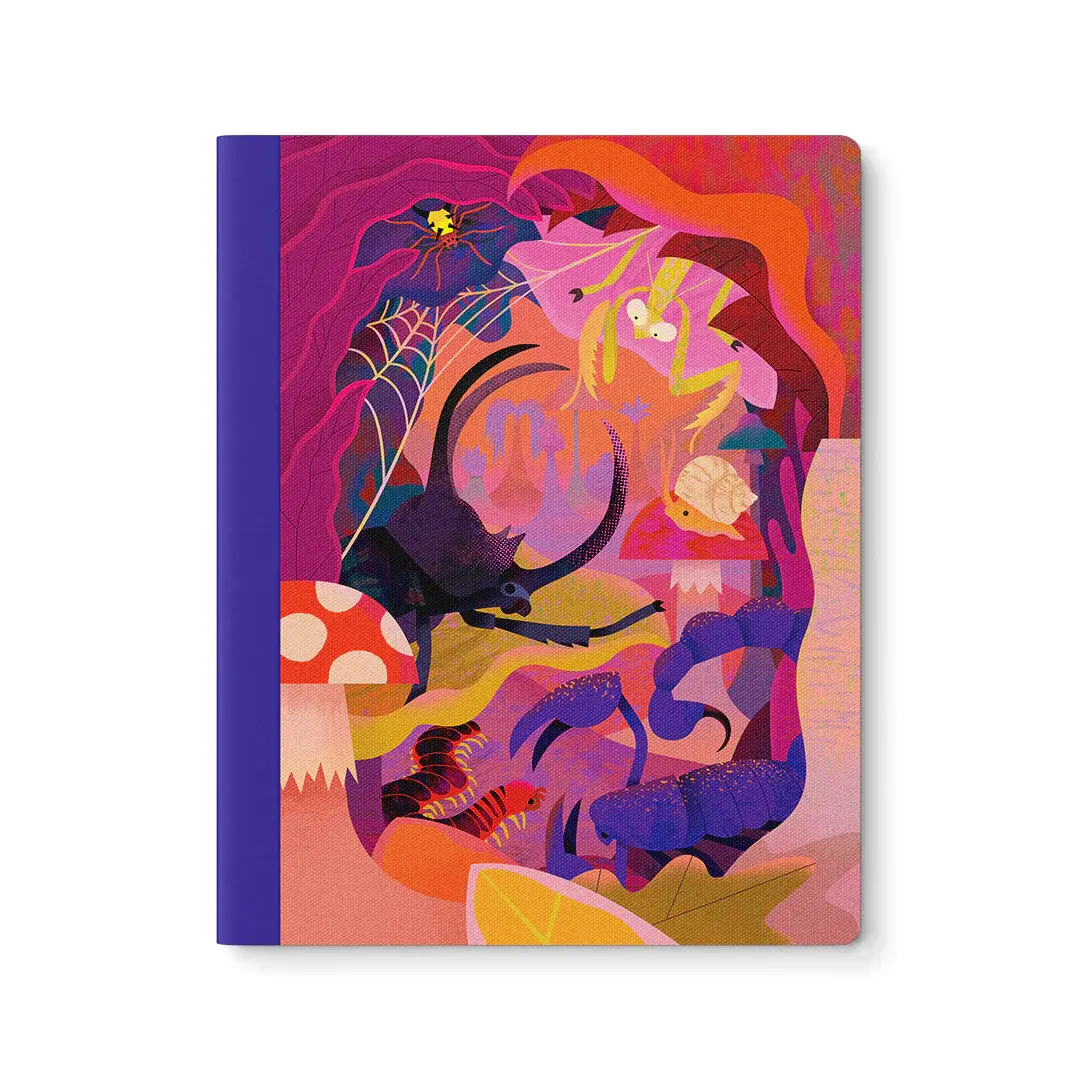 OHH DEER Insects of Borneo Exercise Book 25,4x20,3cm 64p lignées