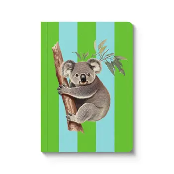 OHH DEER Striped Koala Perfect Bound Notebook (A6)