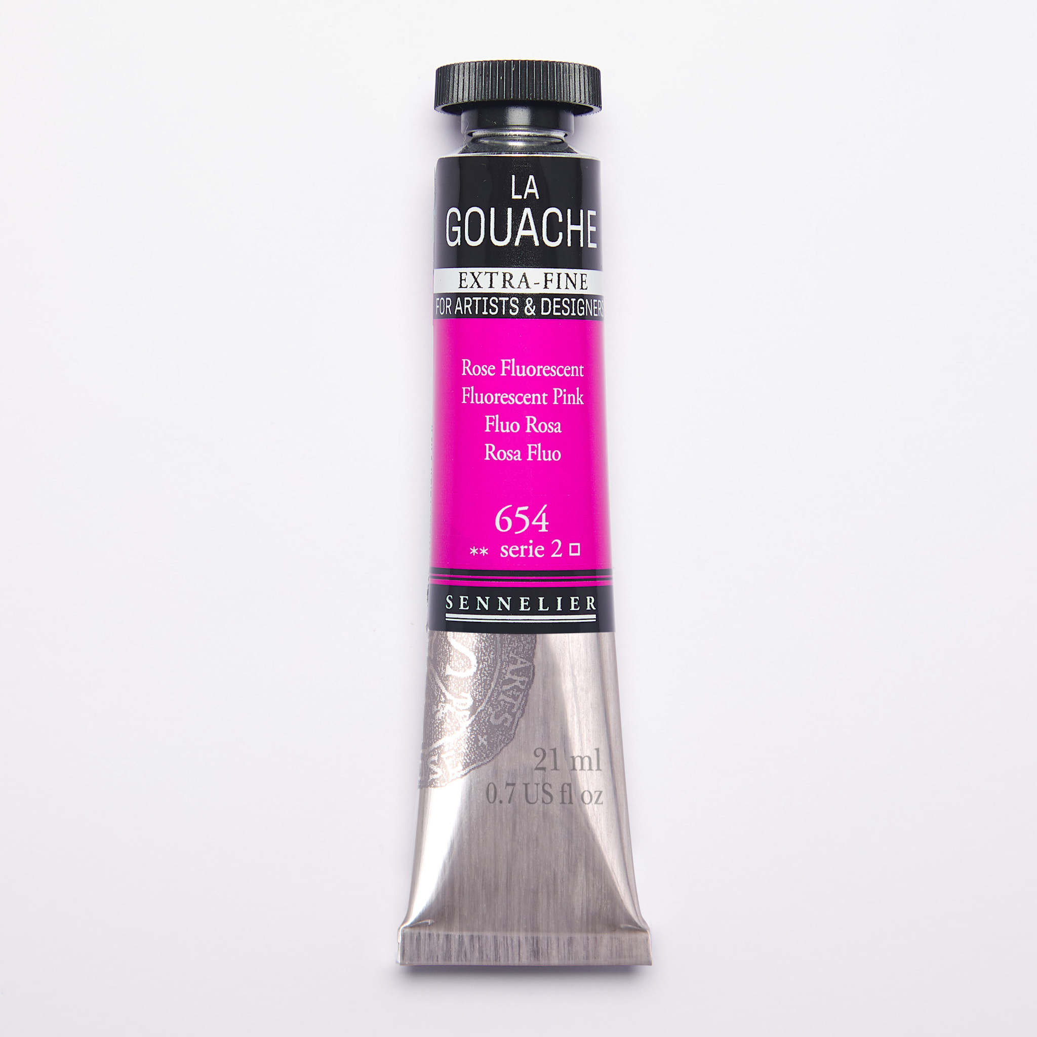 SENNELIER Gouache Extra fine Tube 21ml Rose Fluorescent S2