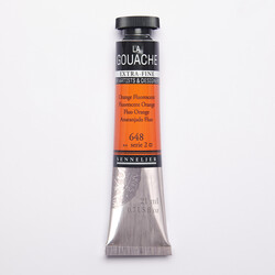 SENNELIER Gouache Extra fine Tube 21ml Orange Fluorescent S2