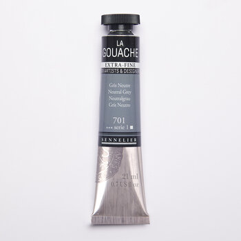 SENNELIER Gouache Extra fine Tube 21ml Gris Neutre S1