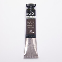 SENNELIER Gouache Extra fine Tube 21ml Brun Van Dyck S1