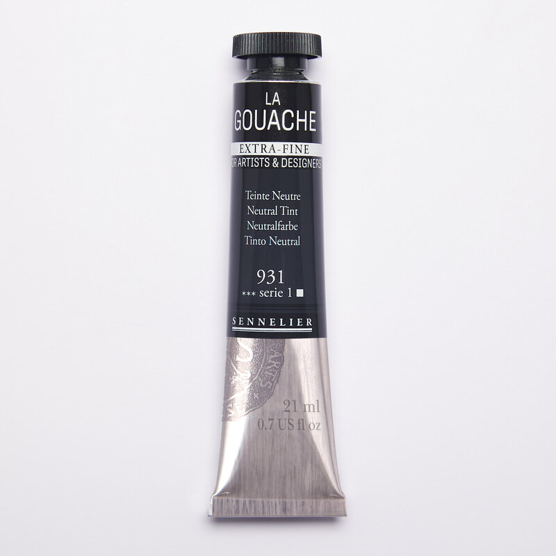 SENNELIER Gouache Extra fine Tube 21ml Teinte Neutre S1