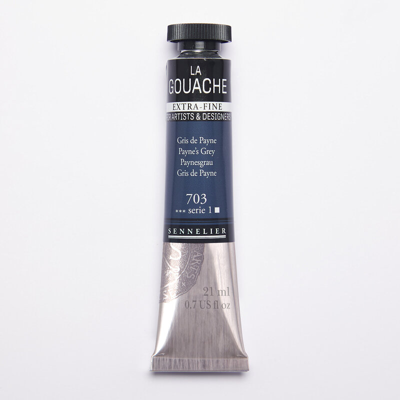 SENNELIER Gouache Extra fine Tube 21ml Gris de Payne S1