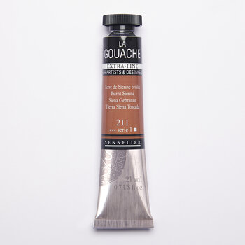 SENNELIER Gouache Extra fine Tube 21ml Terre de Sienne brûlée S1