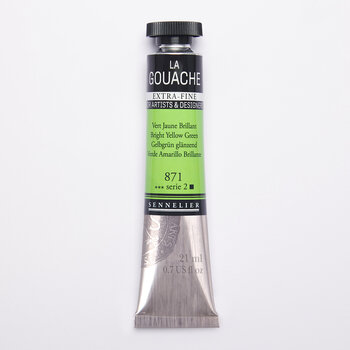 SENNELIER Gouache Extra fine Tube 21ml Vert Jaune Brillant S2
