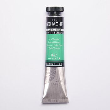 SENNELIER Gouache Extra fine Tube 21ml Vert Véronèse S1