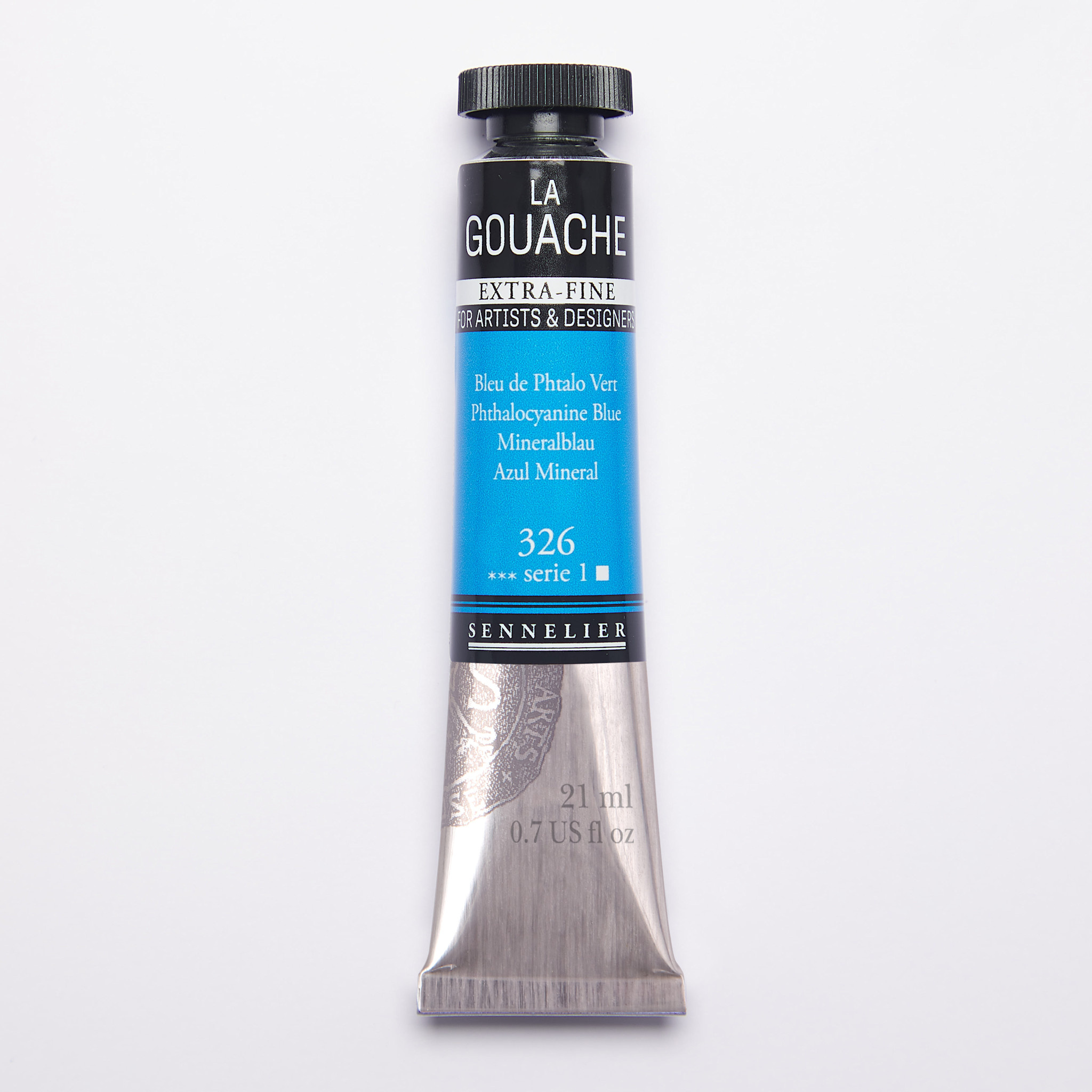 SENNELIER Gouache Extra fine Tube 21ml Bleu de Phtalo Vert (Bleu Primaire) S1